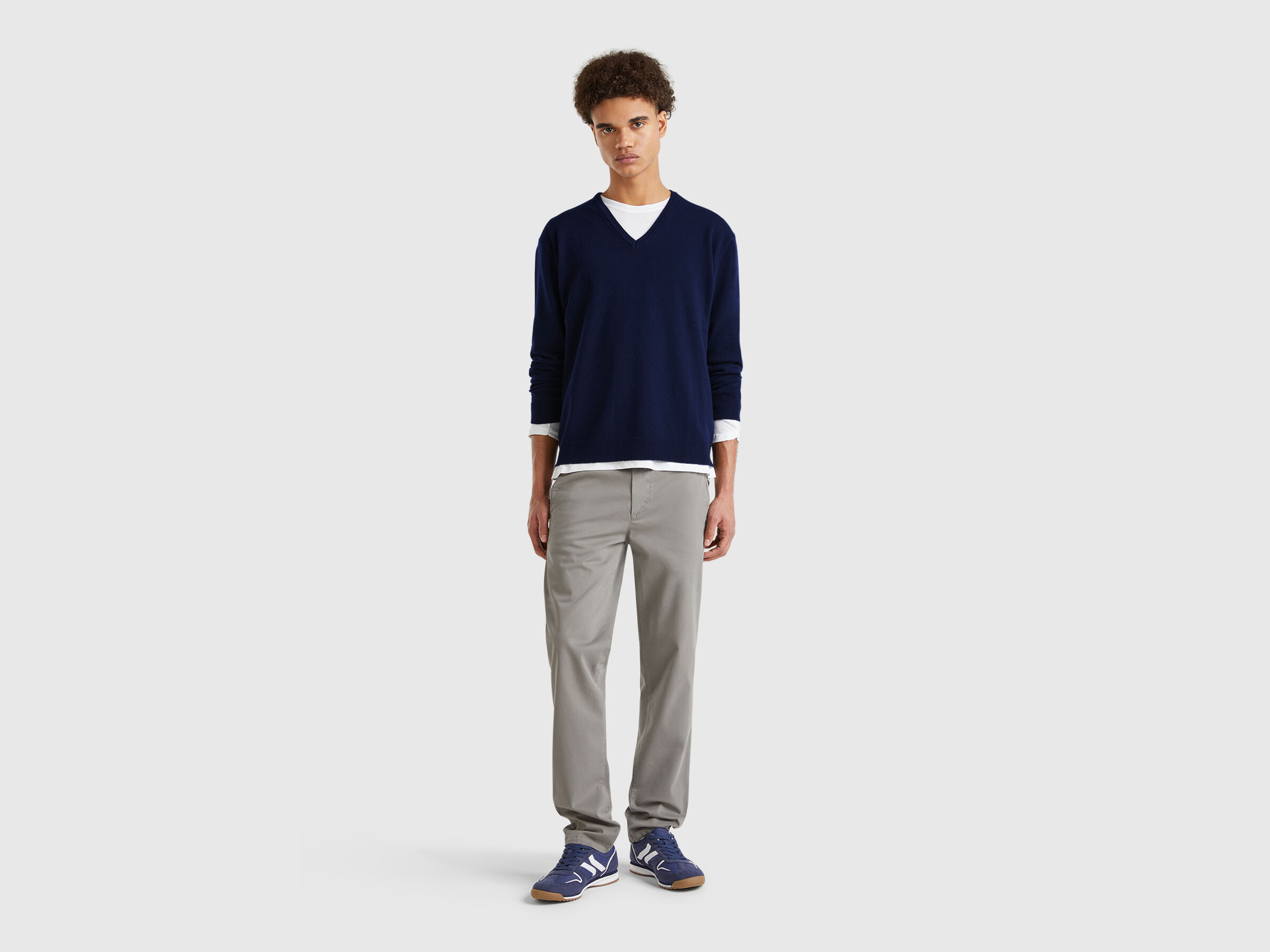 MAGLIA SCOLLO V M/L Uomo image number 3